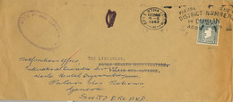 1963 IRLANDA , BAILE ATHA CLIATH - GENEVA , SOBRE CIRCULADO - Storia Postale