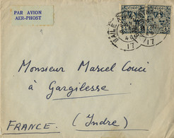 1946 IRLANDA , BAILE ATHA CLIATH - GARGILESSE , SOBRE CIRCULADO  , CORREO AÉREO - Briefe U. Dokumente