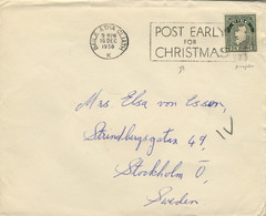 1958 IRLANDA , SOBRE CIRCULADO , BAILE ATHA CLIATH - ESTOCOLMO - Storia Postale