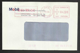 Portugal EMA Cachet Rouge Mobil Gaz 1994 Meter Stamp Mobil Gaz - Gas