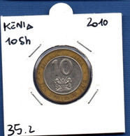 KENYA - 10 Shillings 2010 -  See Photos -  Km 35.2 - Kenia