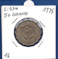 LIBYA - 50 Dirham 1975  -  See Photos - Km 16 - Libyen