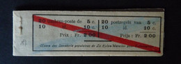 Belgium   1914    :  Carnet Ancien :    N° A10b   Incomplet    - Cat.: - 230,00€ - 1907-1941 Anciens [A]