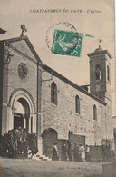 CPA-84-CHATEAUNEUF DU PAPE-L'église-Animée - Chateauneuf Du Pape