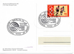 56399 - Bund - 1977 - 30Pfg Olympia '76 EF A AnsKte BERLIN - JUGEND TRAINIERT FUER OLYMPIA - Other & Unclassified
