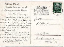 56408 - Bund - 1941 - 6Pfg Hindenburg EF A AnsKte HAMBURG - SPENDET FUER SOLDATENHEIME! ... -> Wien - Lettres & Documents