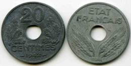 France 20 Centimes 1942 GAD 321 KM 900.1 - 20 Centimes