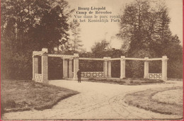 BELGIQUE LIMBOURG BOURG-LEOPOLD CAMP DE BEVERLOO VUE DANS LE PARC ROYAL - Leopoldsburg (Camp De Beverloo)