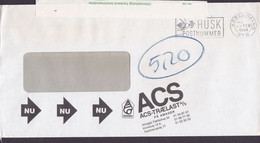 Denmark ACS-TRÆLAST, KØBENHAVN PTM. 1989 Cover Brief UTILSTRÆKKELIGT FRANKERET BREVFORSENDESE Label - Briefe U. Dokumente