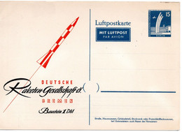 56420 - Berlin - 1958 - 15Pfg Stadtbilder PGALpKte "Deutsche Raketen-Gesellschaft", Ungebraucht - Europe