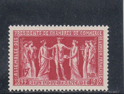 France - Année 1949 - N°YT 849** - Neuf Sans Charnière, Ni Traces - Assemb Des Présidents De Chambres De Commerce - Unused Stamps