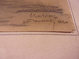 Alsace Strasbourg Henri-Georges TROUSSARD   (Tours 1896-1953) Dessin 1930  35 / 26 Cm - Dibujos