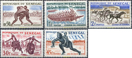 41912 MNH SENEGAL 1961 DEPORTES INDIGENAS - Sénégal (1960-...)