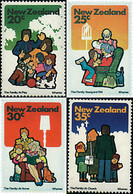 71492 MNH NUEVA ZELANDA 1981 LA VIDA EN FAMILIA - Plaatfouten En Curiosa