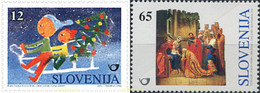 86806 MNH ESLOVENIA 1996 NAVIDAD - Poste