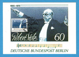 BRD / Berlin  1980  Mi.Nr. 627 , 100. Geburtstag Von Robert Stolz - Maximum Card - Berlin 14.08.1980 - Cartes-Maximum (CM)