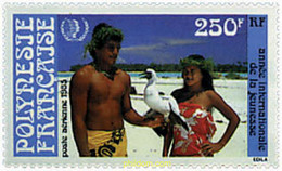 33162 MNH POLINESIA FRANCESA 1985 AÑO INTERNACIONAL DE LA JUVENTUD - Gebraucht