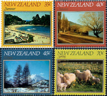 45444 MNH NUEVA ZELANDA 1982 PINTURAS - Plaatfouten En Curiosa