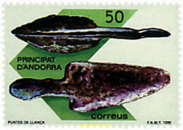 46178 MNH ANDORRA. Admón Española 1988 VESTIGIOS DE LA PREHISTORIA ANDORRANA - Oblitérés