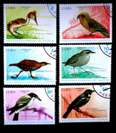 (!) Cuba 1990 International Stamp Exhibition NEW ZEALAND '90 Auckland  Expo Animals Birds Bird Stamps 6  USED / CTO - Gebraucht