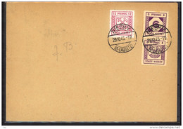 01277 -   Allemagne   -  Stadt Niesky  :   Mi  4-6  (o)  Sur Lettre - Storia Postale