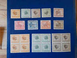 Ruanda-Urundi Timbres Du Congo Belge 1925 Avec Surcharge - Ongebruikt