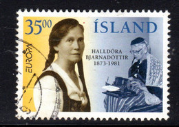 Iceland 1996 35k EUROPA - Famous Women Fine Used - Used Stamps