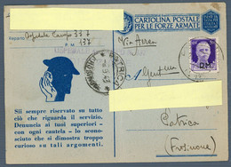 °°° Cartolina Postale N. 4964 - Per Le Forze Armate °°° - 1939-45