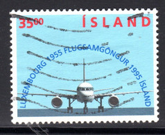 Iceland 1995 35k Iceland - Luxembourg Air Link Fine Used - Used Stamps