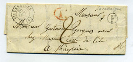 T15 VILLASAVARY + Boite Rurale F Identifiée De LA CASSAIGNE / Dept 10 AUDE / 1841 - 1801-1848: Vorläufer XIX