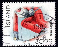 Iceland 1992 30k Sports - Skiing Fine Used - Used Stamps