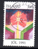 Iceland 1991 30k Christmas Fine Used - Used Stamps