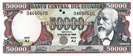 ECUADOR 50000 SUCRES 1999 P 130e UNC SC NUEVO - Ecuador