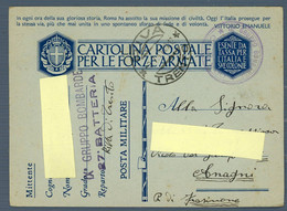 °°° Cartolina Postale N. 4933 - Per Le Forze Armate °°° - 1939-45