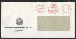 Portugal EMA Cachet Rouge Opticien Azevedo Campos Porto 1968 Optician Franking Meter - Máquinas Franqueo (EMA)