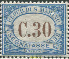 686090 MNH SAN MARINO 1925 CIFRA - Used Stamps