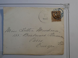 BL8 ETATS UNIS  BELLE LETTRE   1894 NEW YORK  A  PARIS FRANCE  +  N°74 +AFFR.INTERESSANT ++ - Lettres & Documents