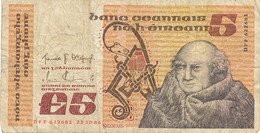 BILLET  IRLAND    5  POUNDS  21/10/86 - Irlande