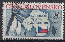CZECHOSLOVAKIA 3086,used - Antarctische Fauna