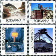 256295 MNH BOTSWANA 1984 INSUSTRIAS MINERAS - Minéraux