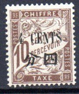 Chine: Yvert Taxe N° 21* - Postage Due