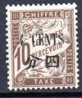 Chine: Yvert Taxe N° 21* - Portomarken