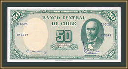 Chile 5 Centesimo (50 Pesos) 1960-1961 P-126 (126b.1) UNC - Chili