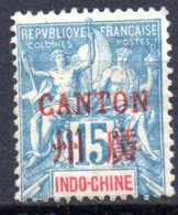 Canton: Yvert N° 7* - Oblitérés