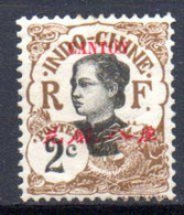 Canton: Yvert N° 51* - Used Stamps