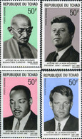 368851 MNH CHAD 1969 PERSONAJES - Martin Luther King