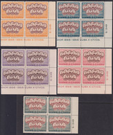 1957-479 CUBA REPUBLICA MLH 1957 GENERAL OF INDEPENDENCE WAR BLOC 4 PLANTE NUMBER. - Unused Stamps