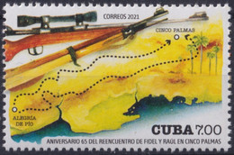 2020.50 CUBA 2020 MNH 65 ANIV ENCUENTRO DE CINCO PALMAS FIDEL CASTRO. - Ungebraucht