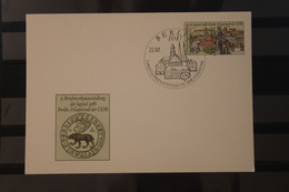 DDR, GS 9. Briefmarkenausstellung Der Jugend 1986 Berlin, SST - Cartes Postales - Oblitérées