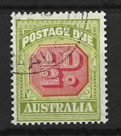 AUSTRALIA.....KING GEORGE VI..(1936-52.)..." 1938.."....POSTAGE-DUE......HALFd......SG112......CDS....VFU... - Strafport